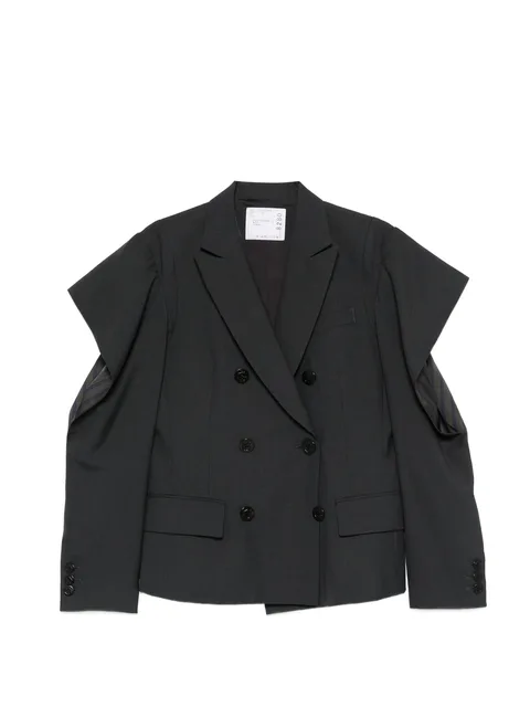 double-breasted blazer
