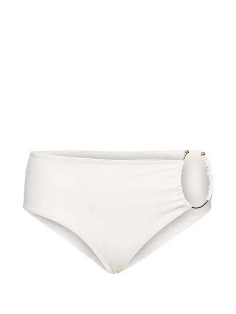 gathered bikini bottom