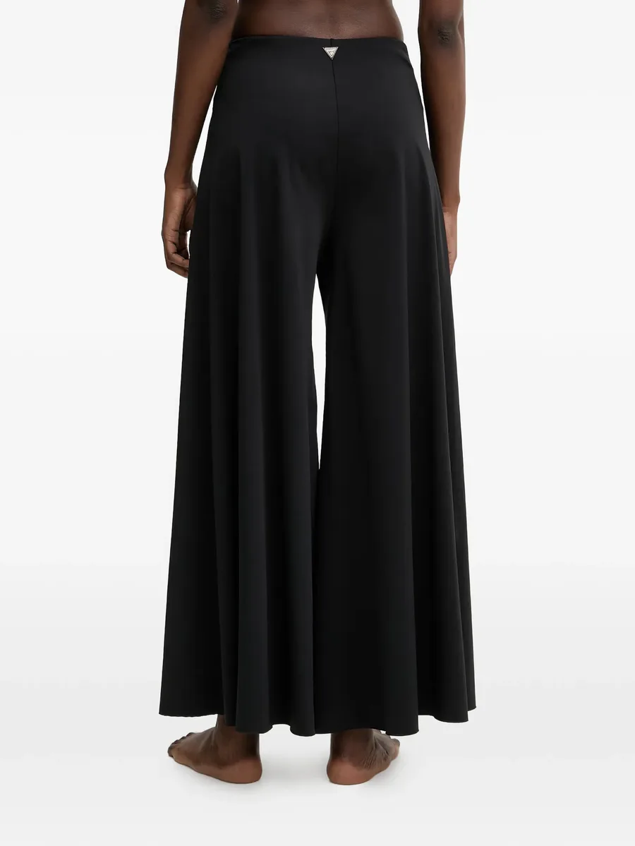 Gaia logo-patch palazzo pants 5