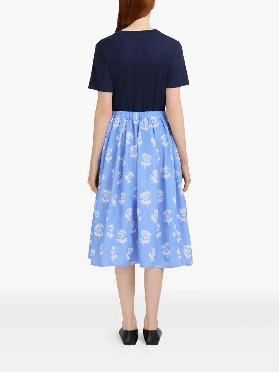floral-print midi skirt 7