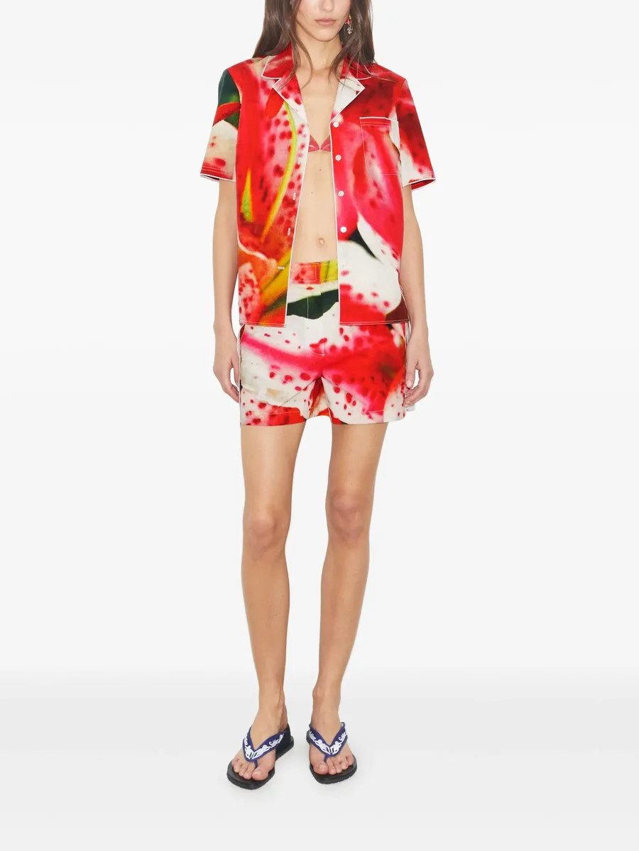 Camp floral-print shorts 3