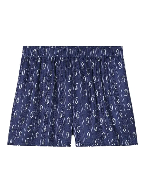 printed camp beach shorts