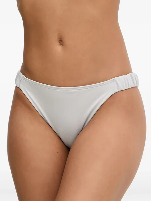 ruched-side bikini bottoms
