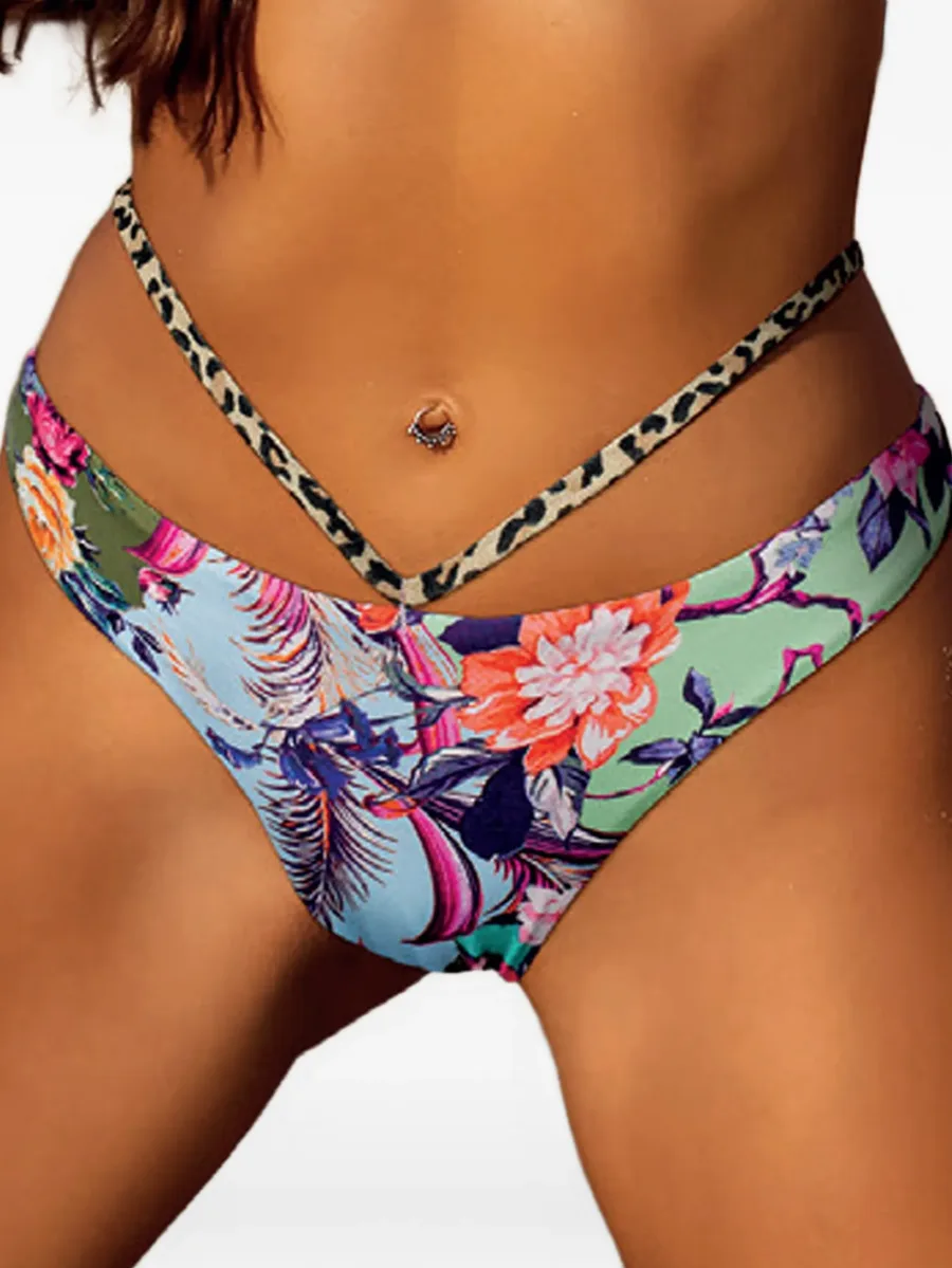 floral-print bikini bottoms 3