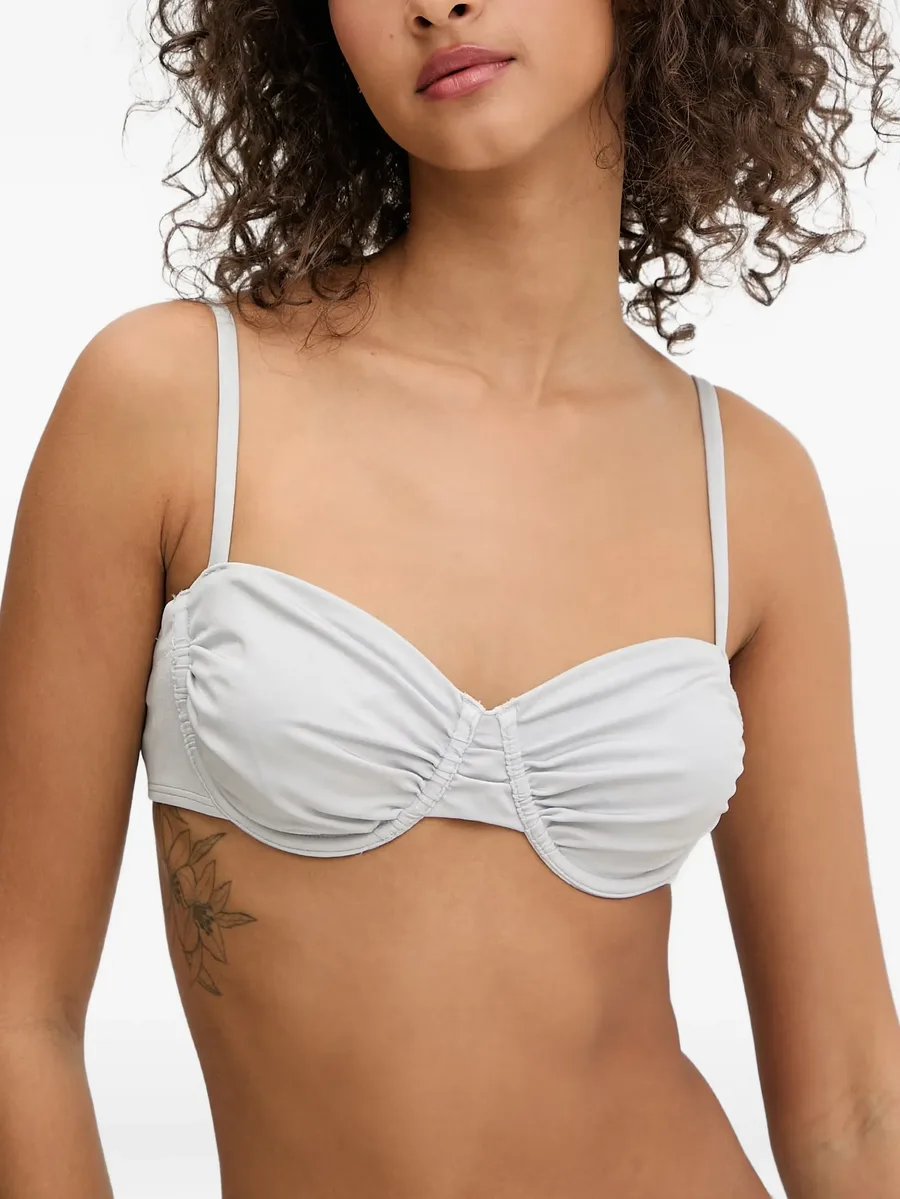ruched underwired bikini top 2