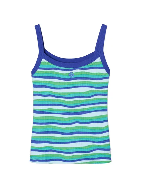 striped cotton tank