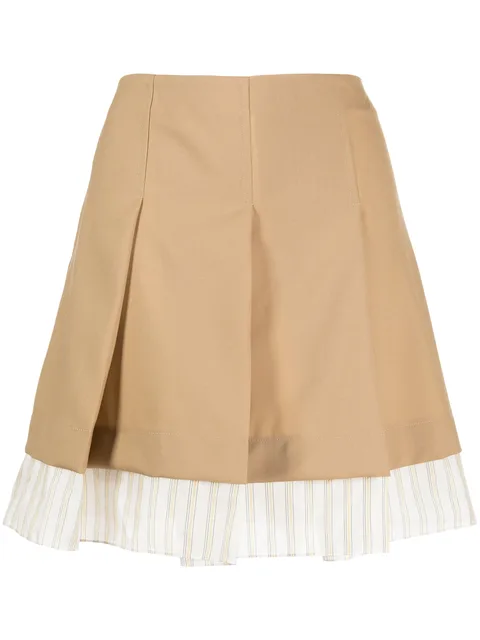 юбка мини со вставками