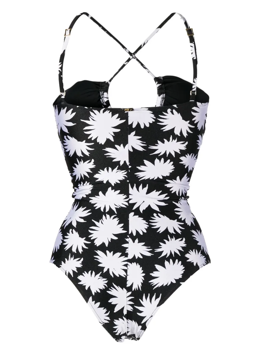 Dahlia floral-print swimsuit 4