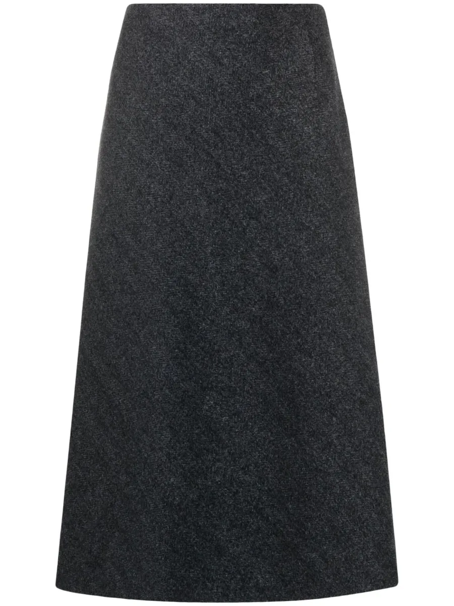 herringbone A-line skirt 2