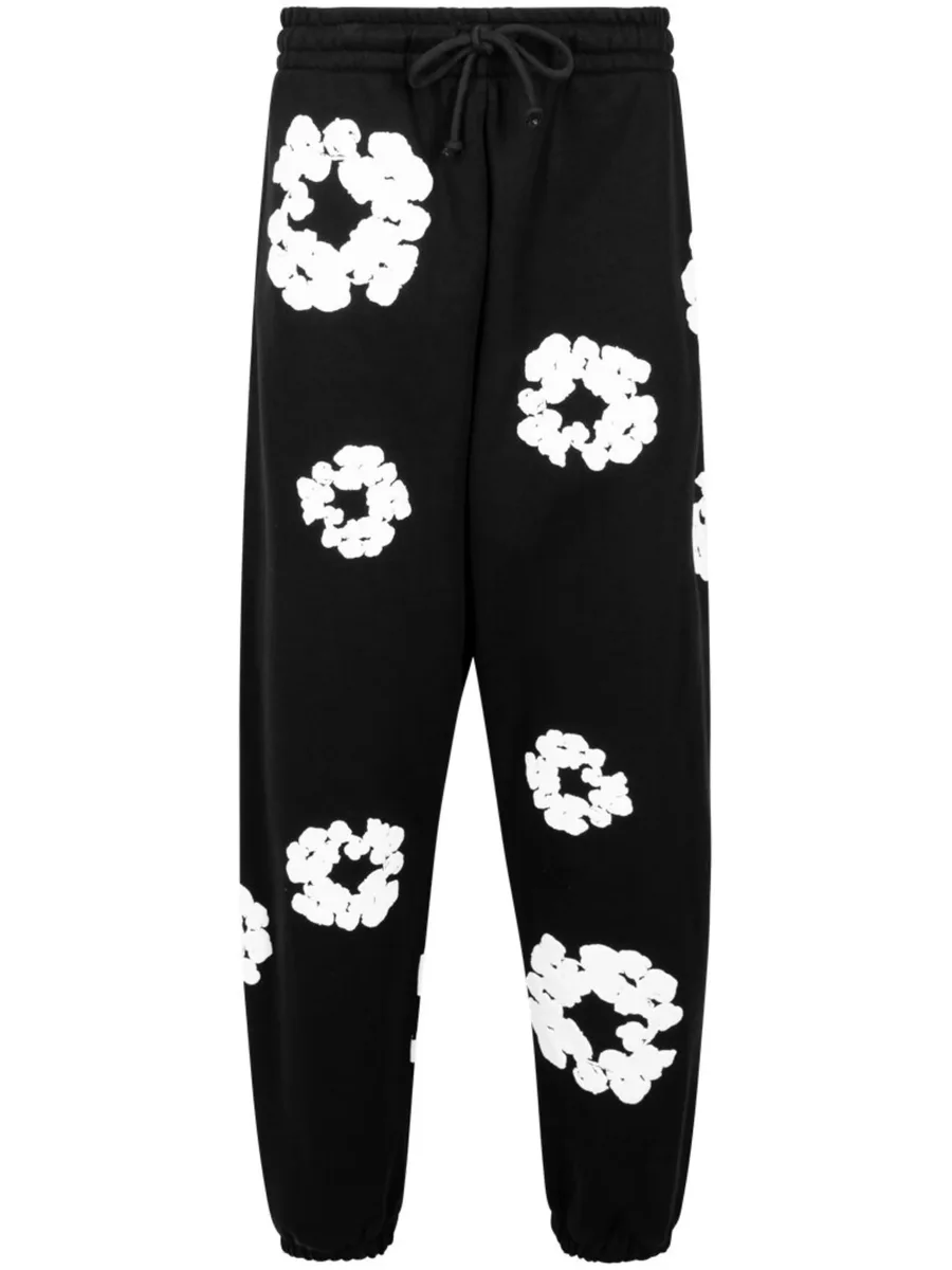 спортивные брюки с принтом Cotton Wreath 2