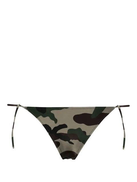 camouflage-print bikini bottoms
