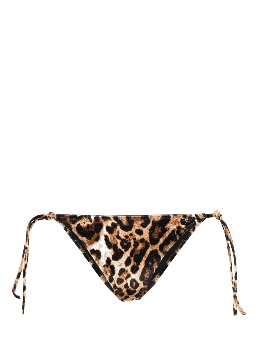 leopard-print velour bikini bottoms 2