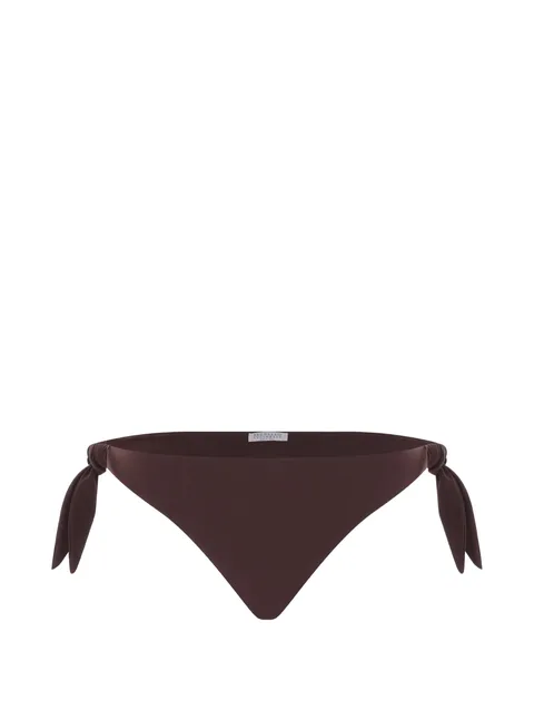 tie-fastening bikini bottom