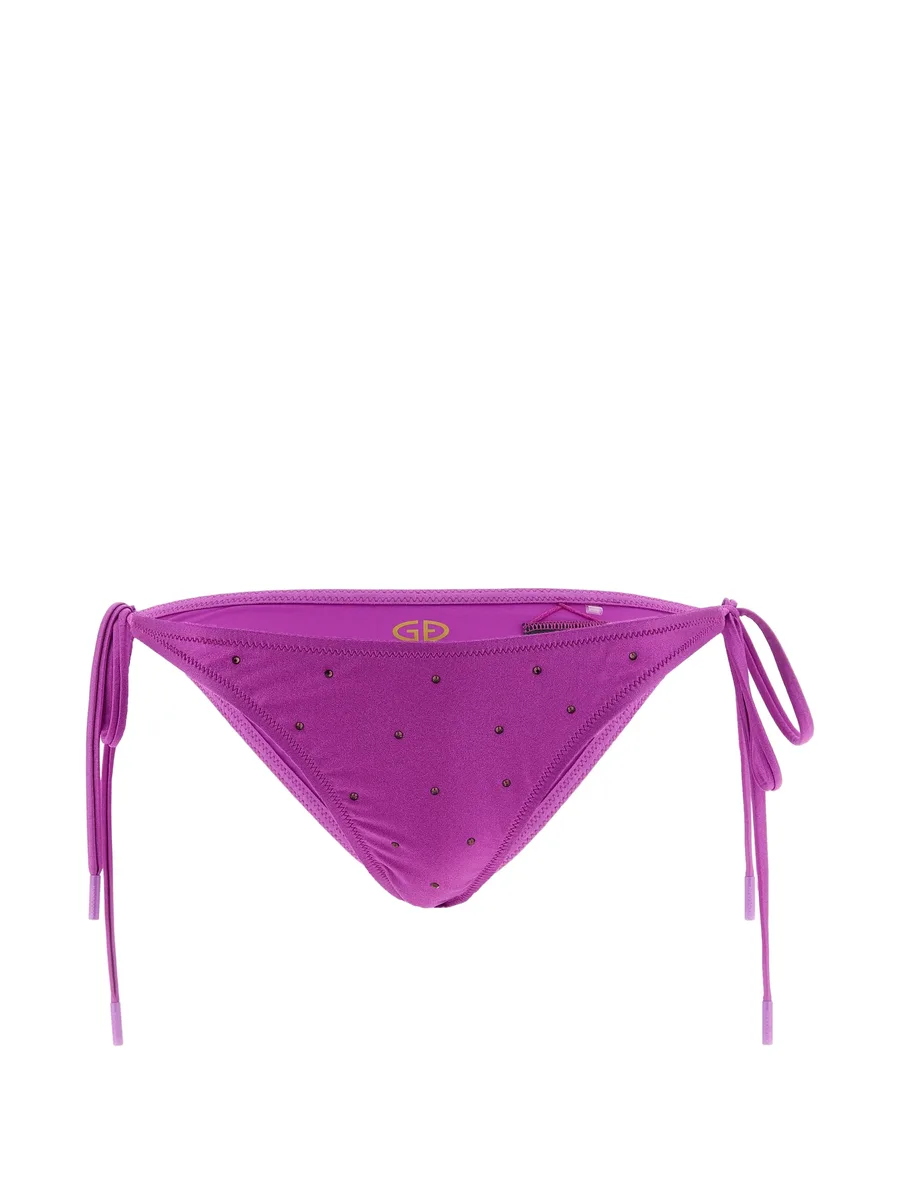 Kaia crystal-embellished bikini bottom 2