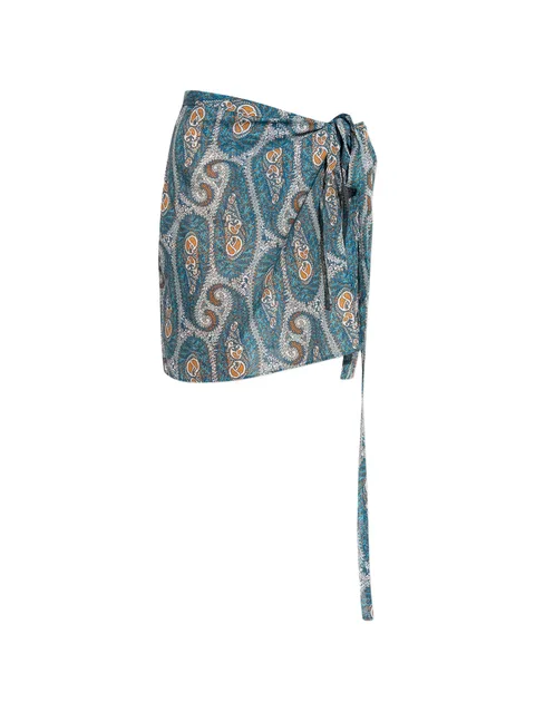 paisley-print pareo