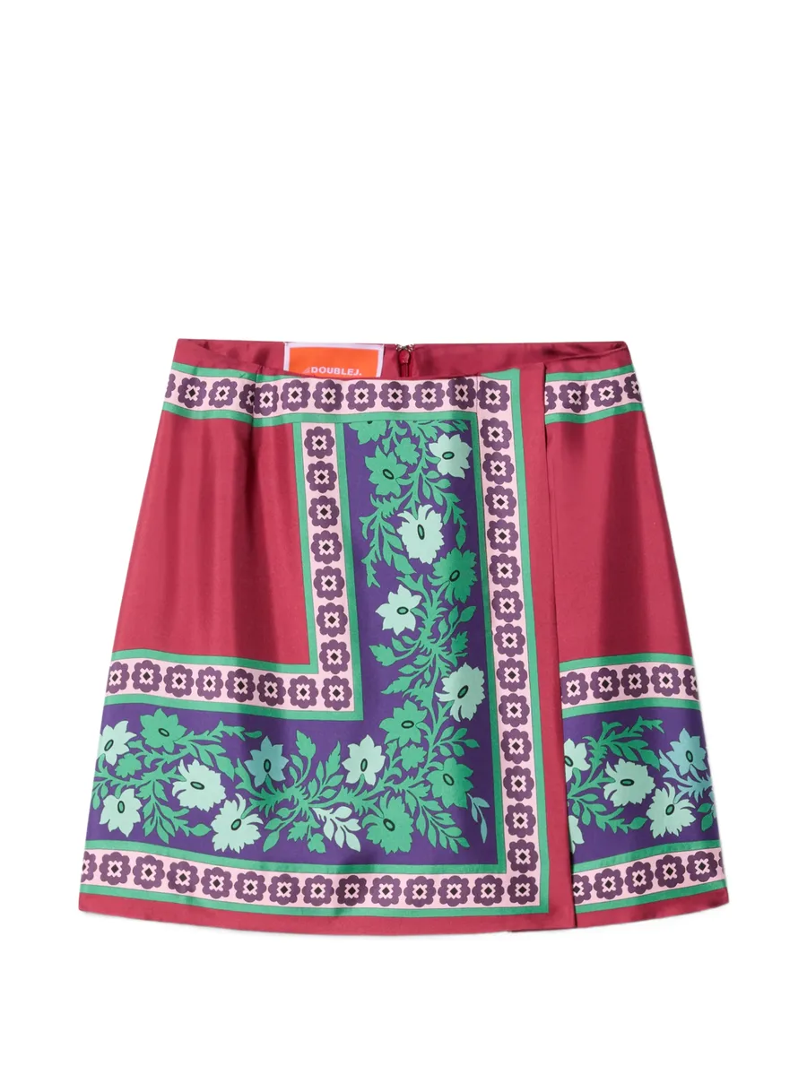 юбка мини Foulard с цветочным принтом 2