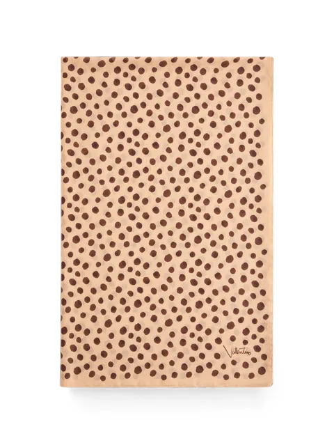 Dalmata Plus de Pois polka-dot sarong in cotton and silk