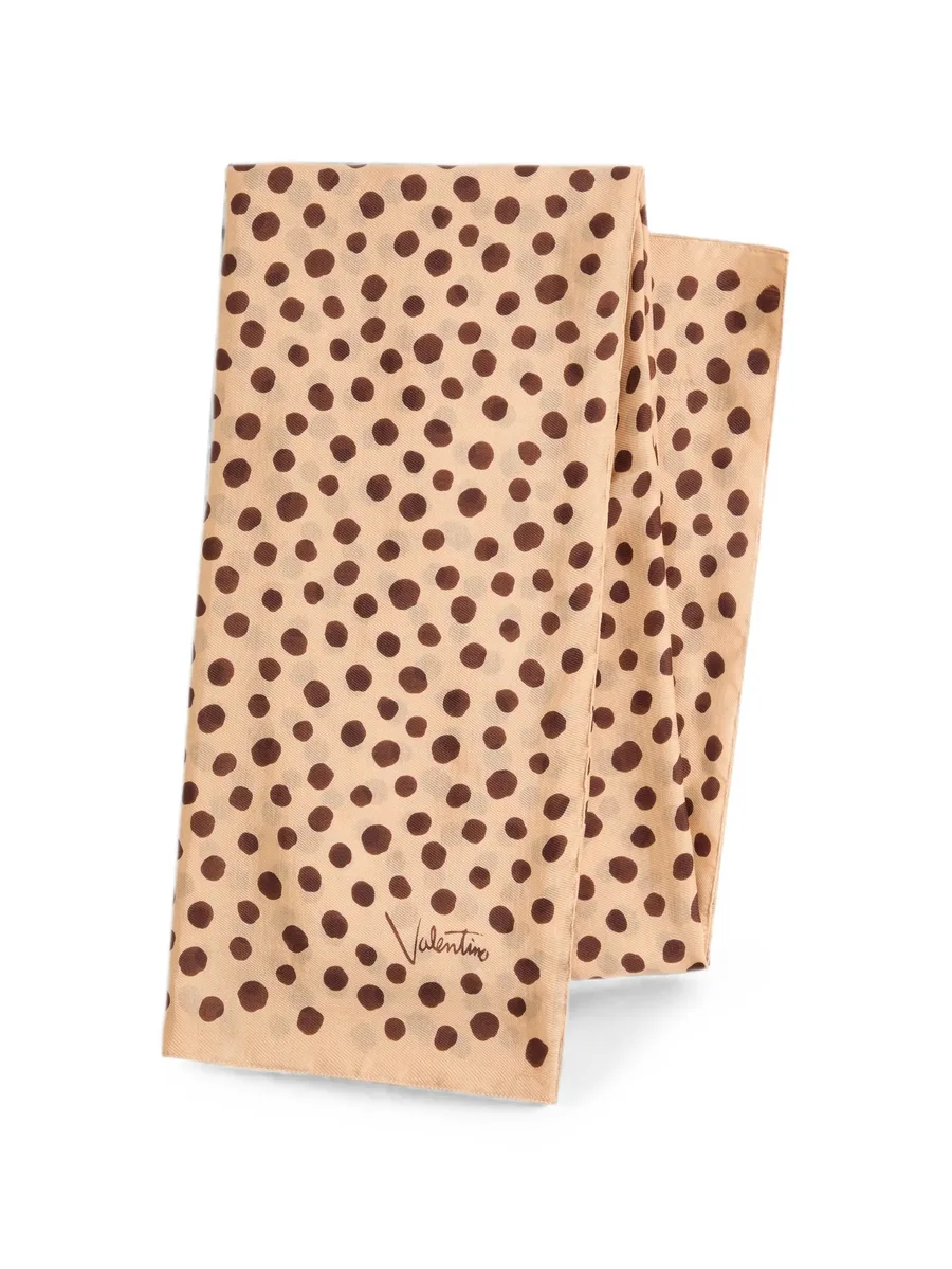 Dalmata Plus de Pois polka-dot sarong in cotton and silk 3