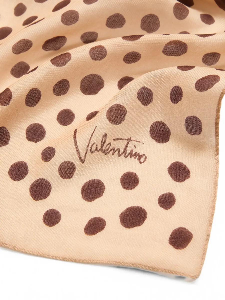 Dalmata Plus de Pois polka-dot sarong in cotton and silk 6