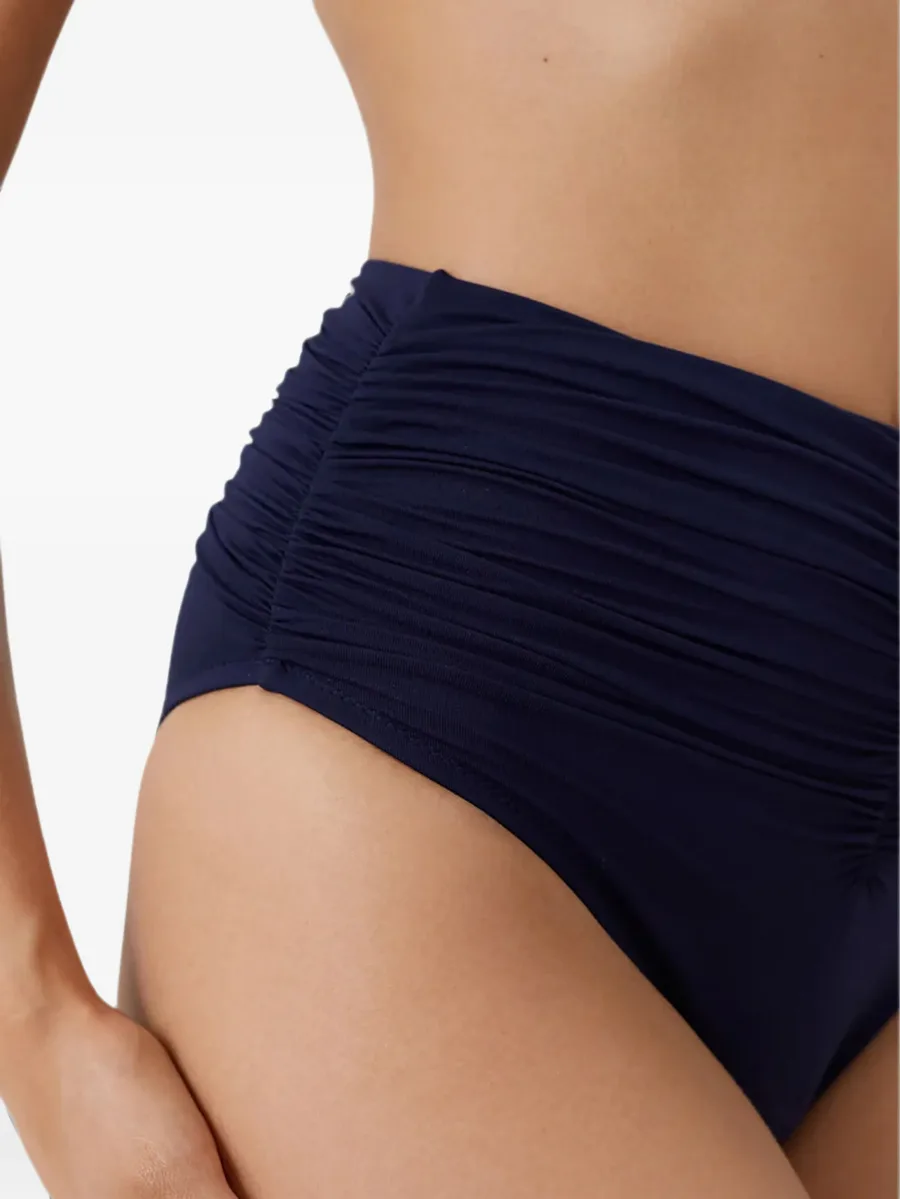 Nevis ruched bikini bottoms 4
