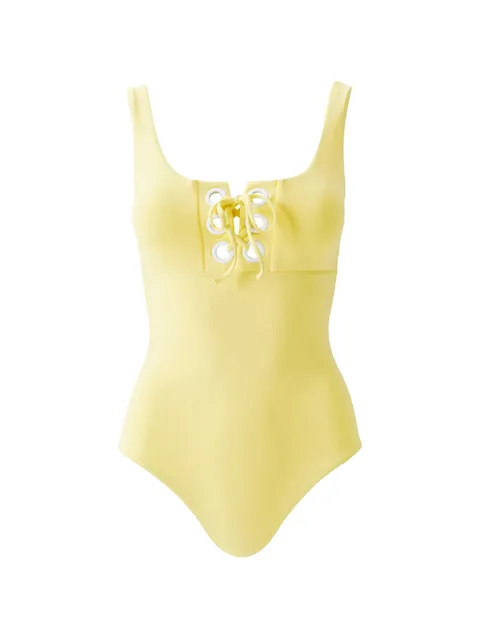 London lace-up swimsuit