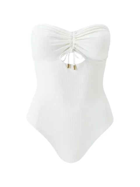 Lucca ribbed swimsuit