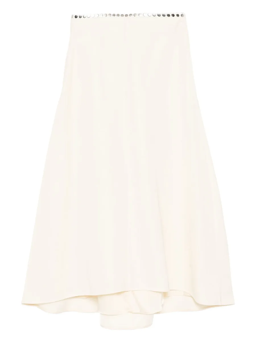 buttoned-waist skirt 2