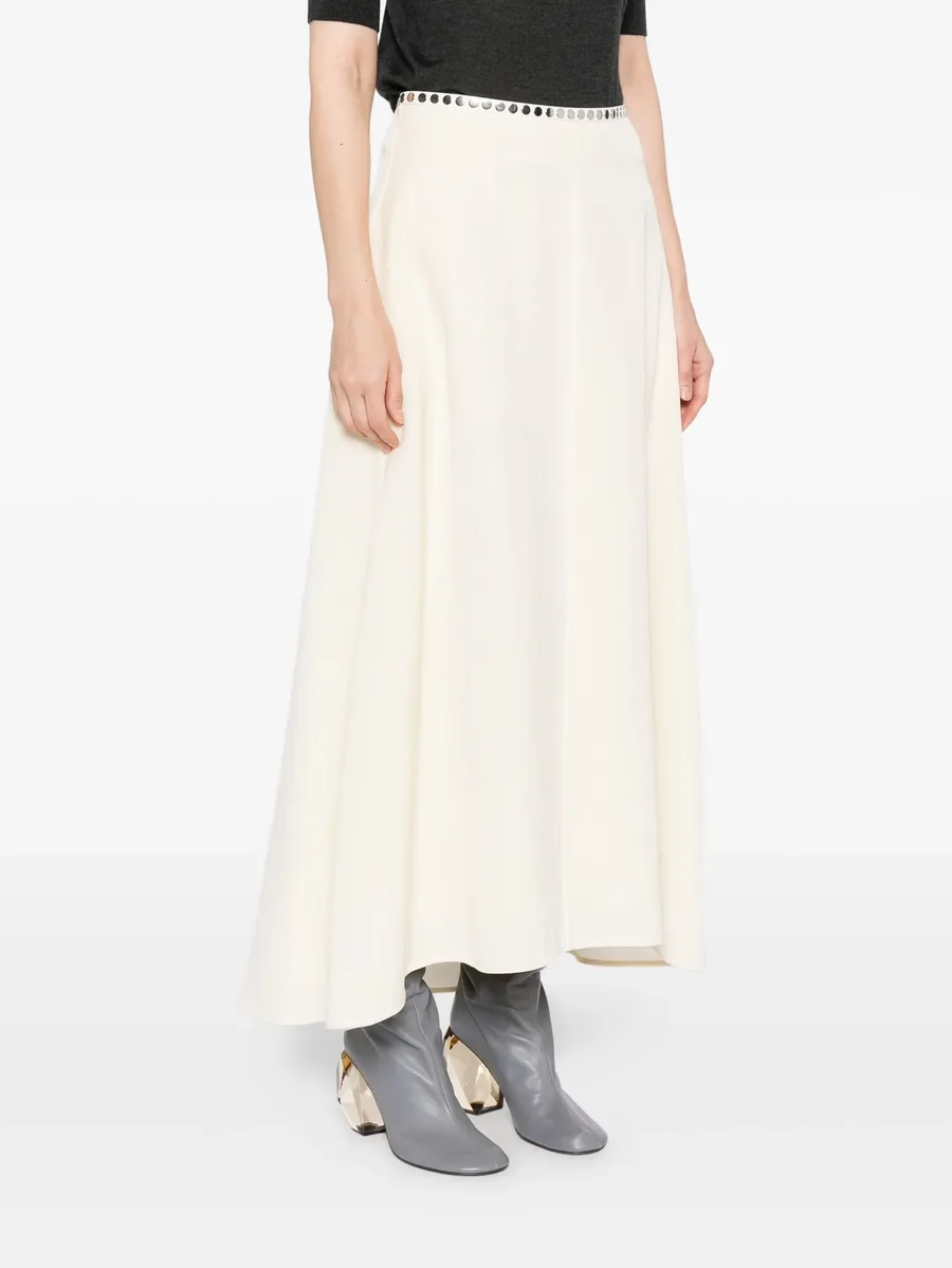 buttoned-waist skirt 5