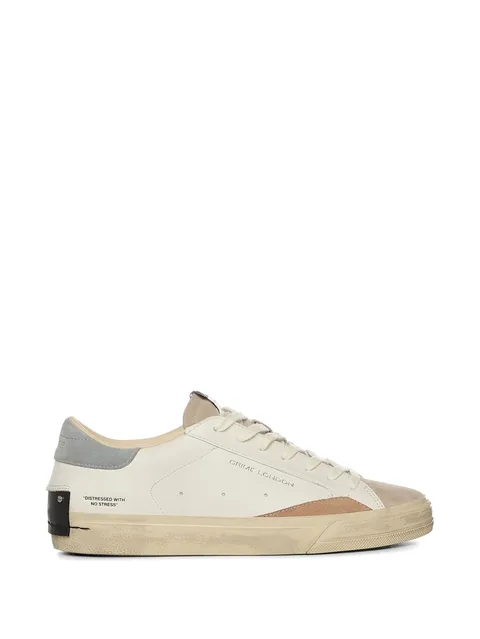 Distressed 2.0 leather sneakers
