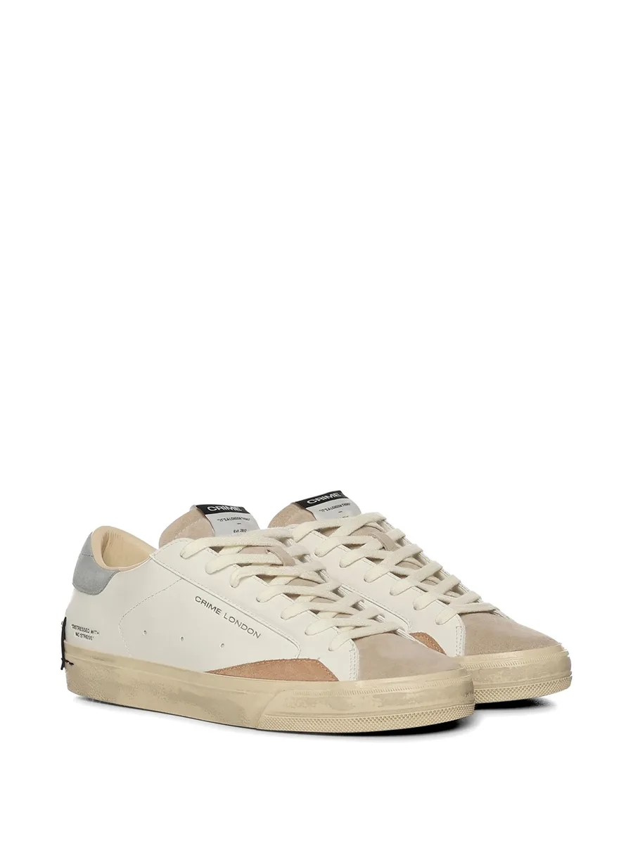 Distressed 2.0 leather sneakers 4
