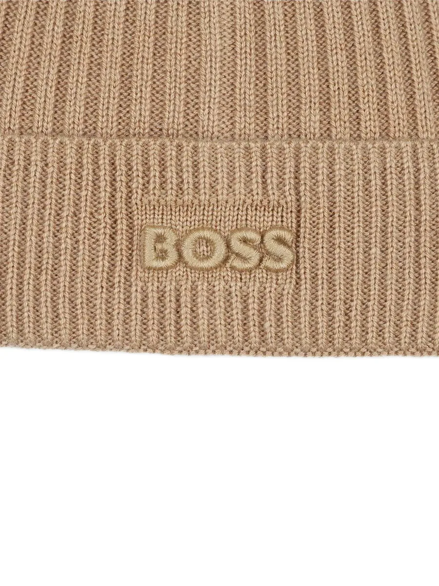 ribbed-knit beanie hat 6