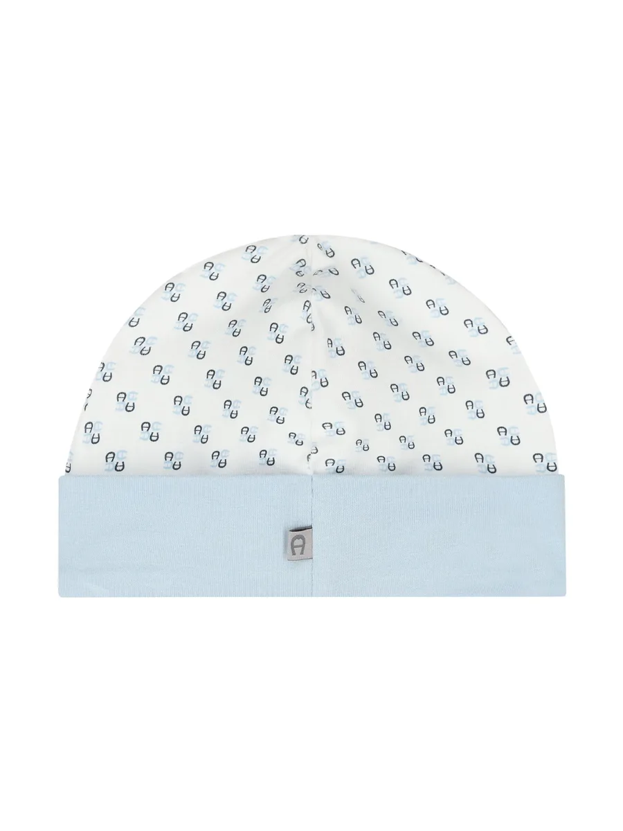 monogram-print beanie 4
