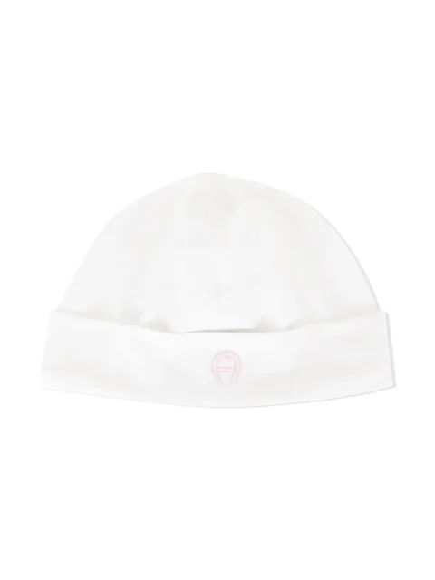 logo embroidered stretch cap