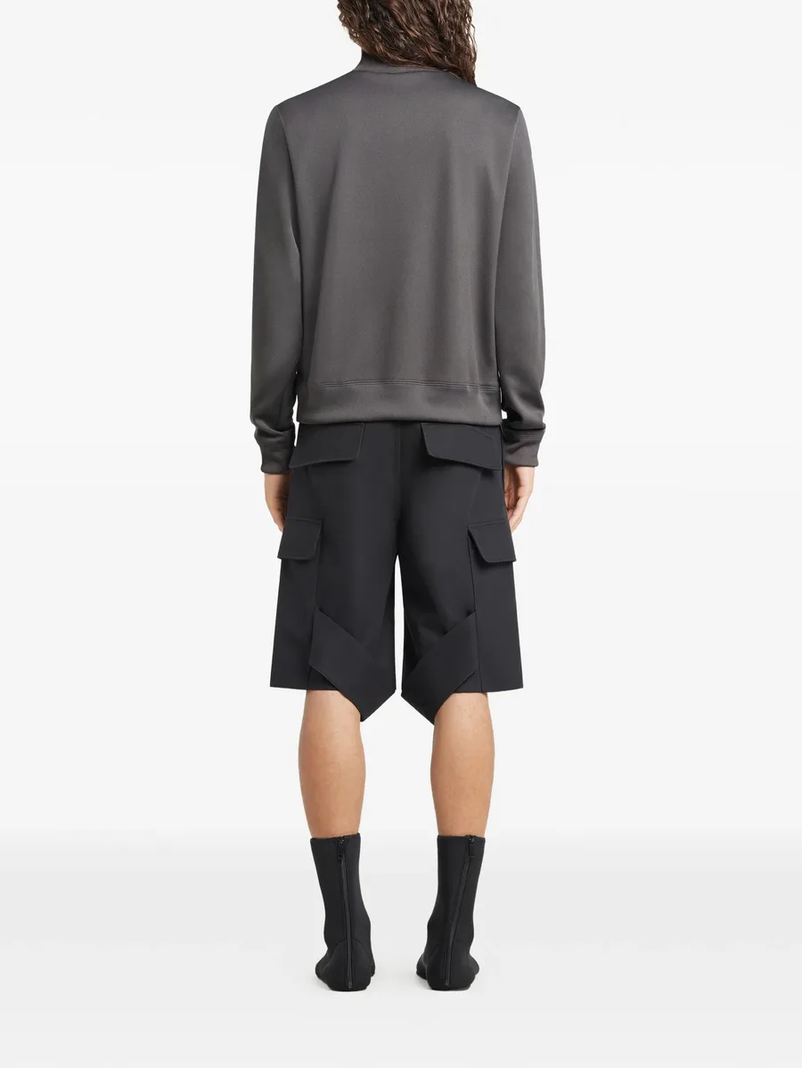 cargo-pocket cotton shorts 8