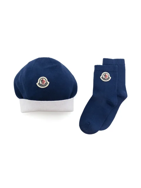cotton beanie and socks set