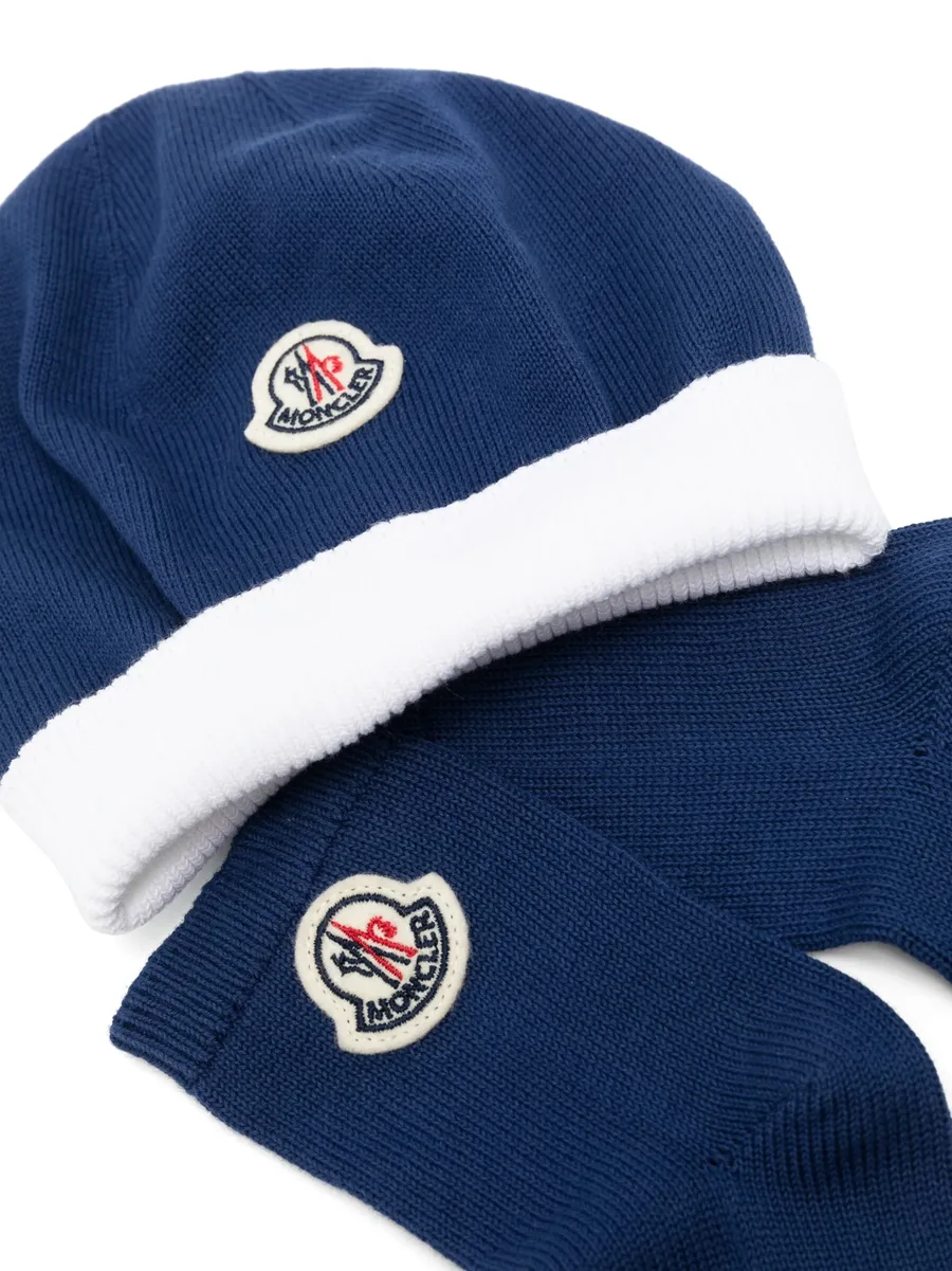 cotton beanie and socks set 4