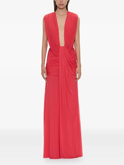 драпированное платье макси Ripple со сборками