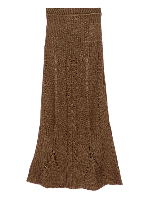 юбка в рубчик