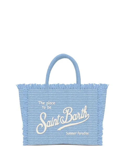 embroidered-logo tote bag