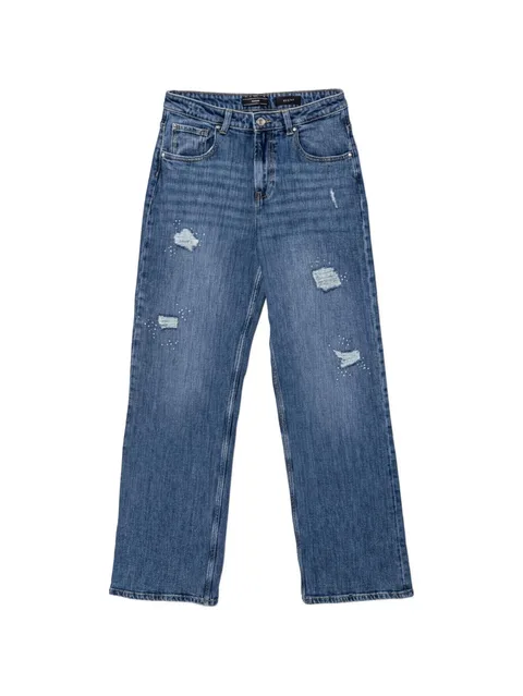distressed jeans