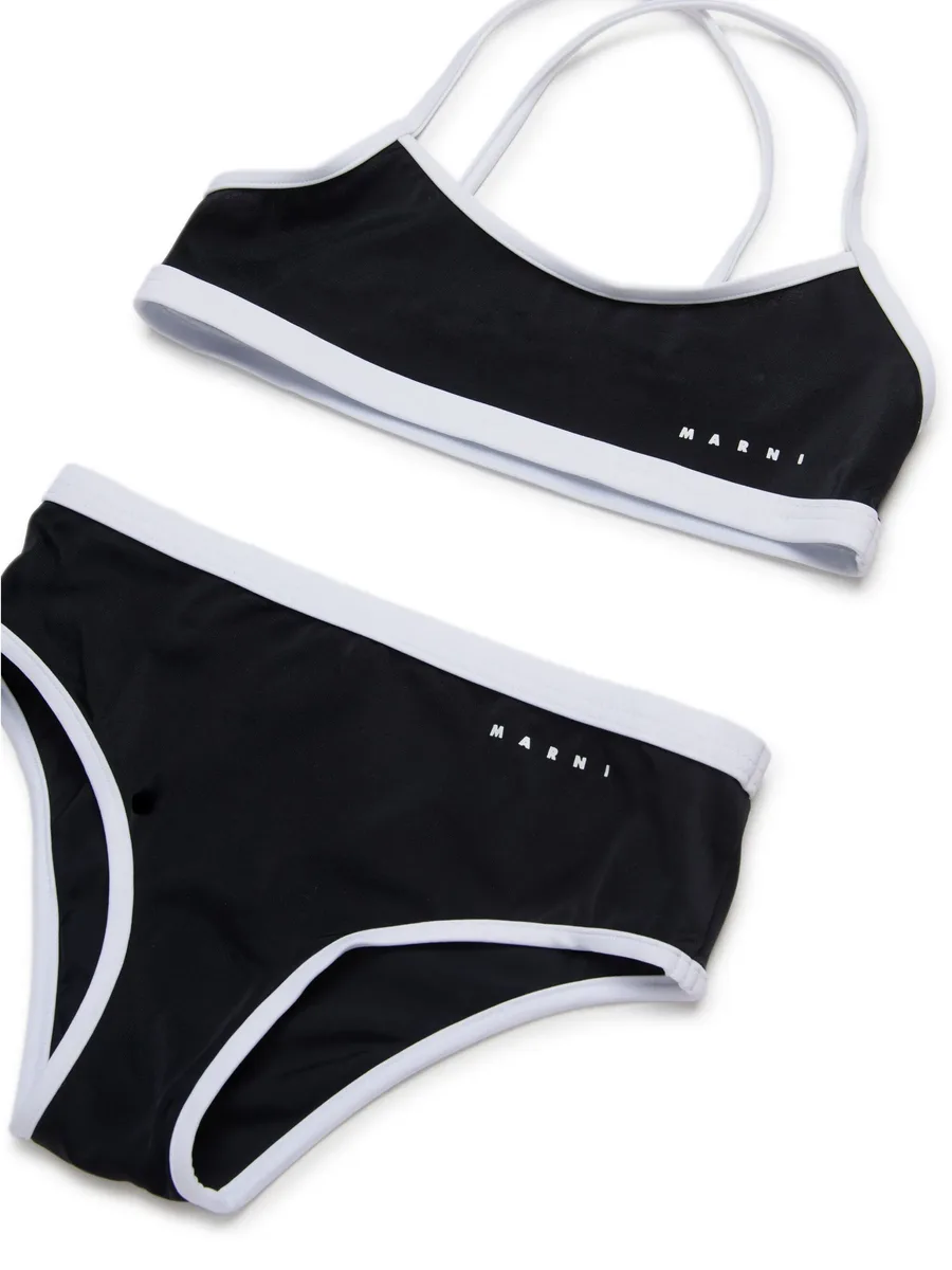logo-print bikini set 5