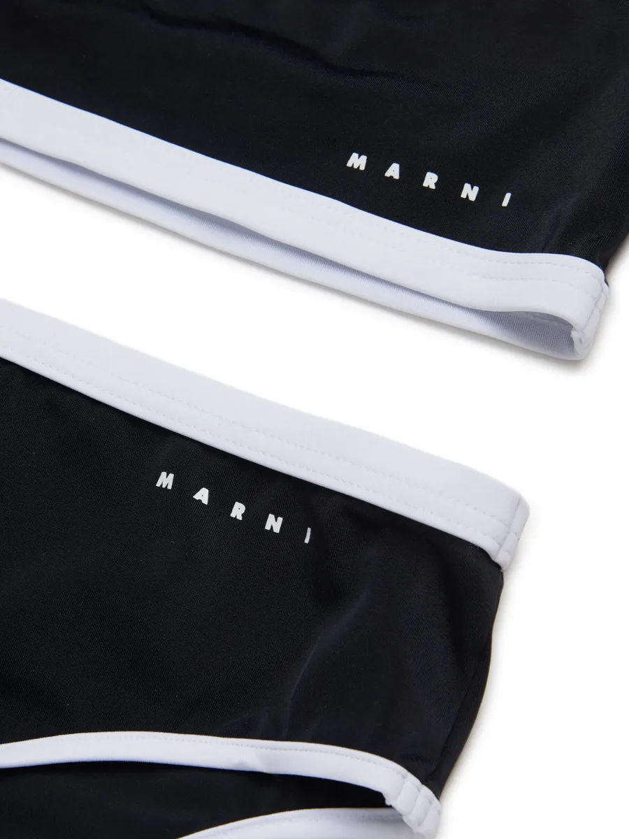 logo-print bikini set 7