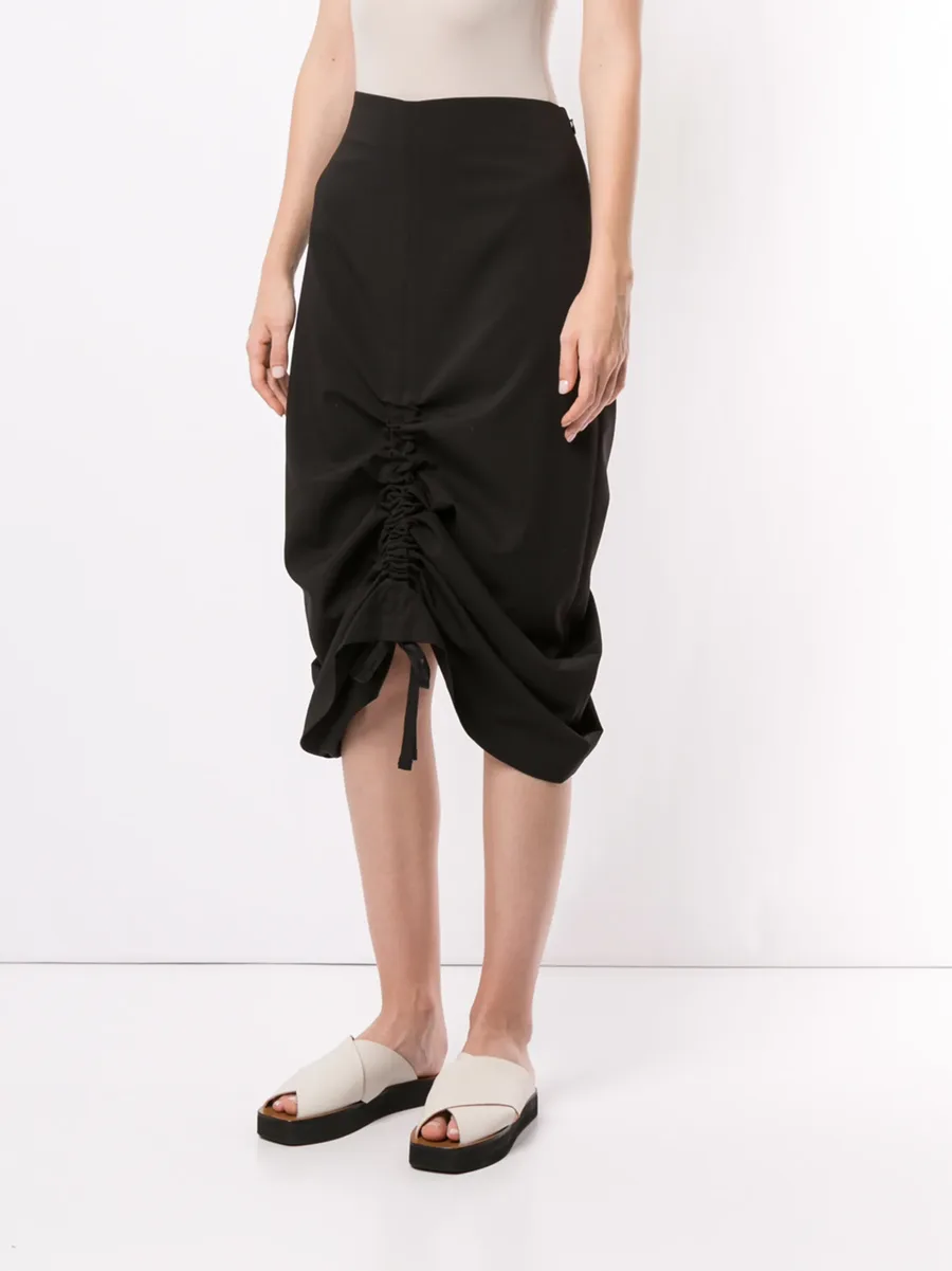 ruched midi skirt 6