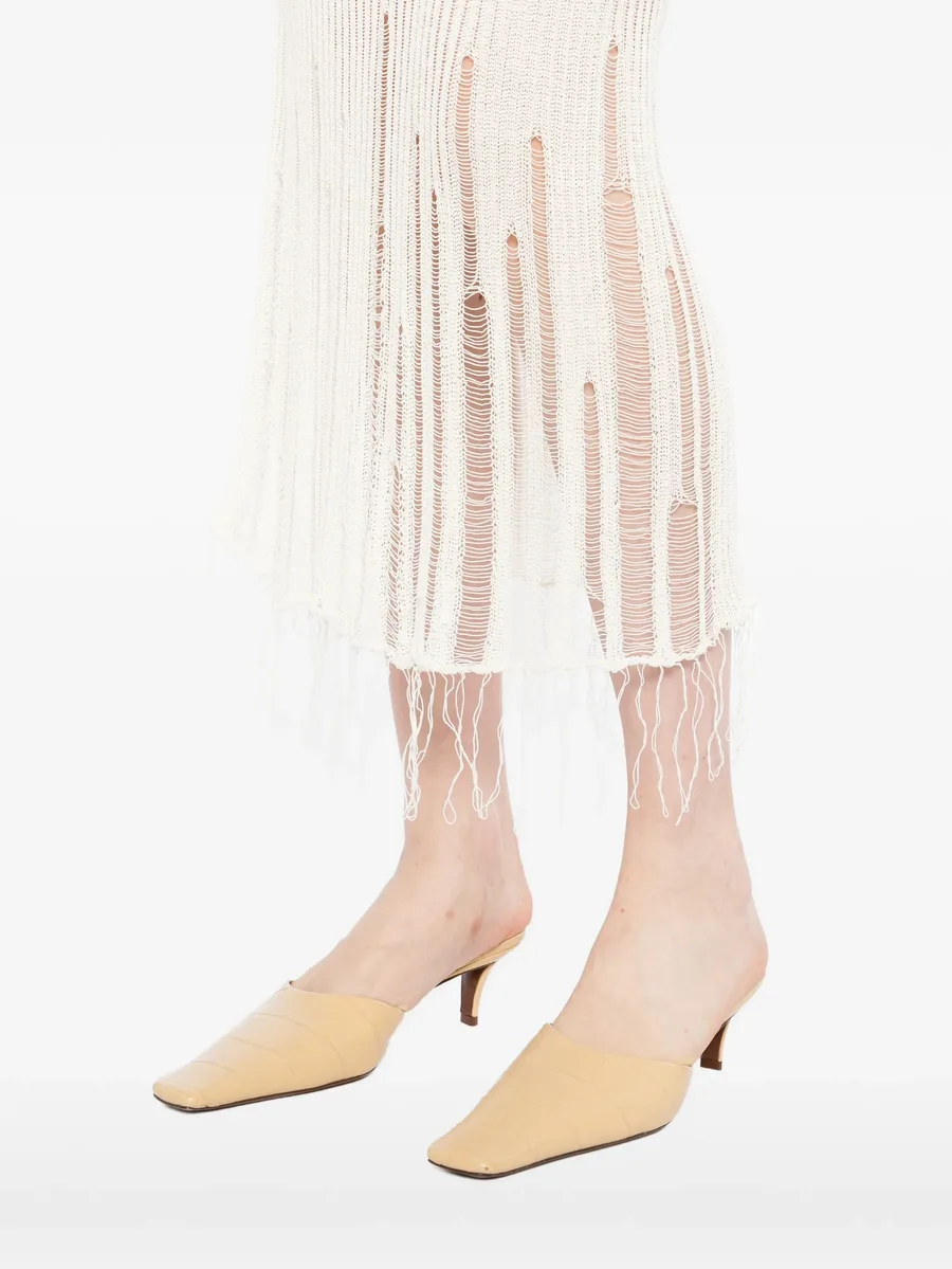 frayed midi skirt 9