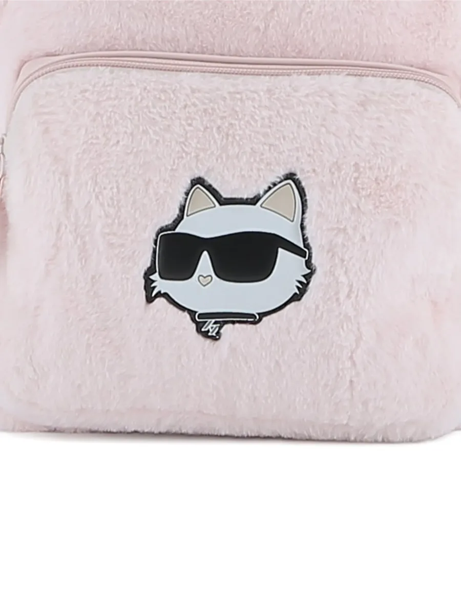 Choupette faux-fur backpack 6