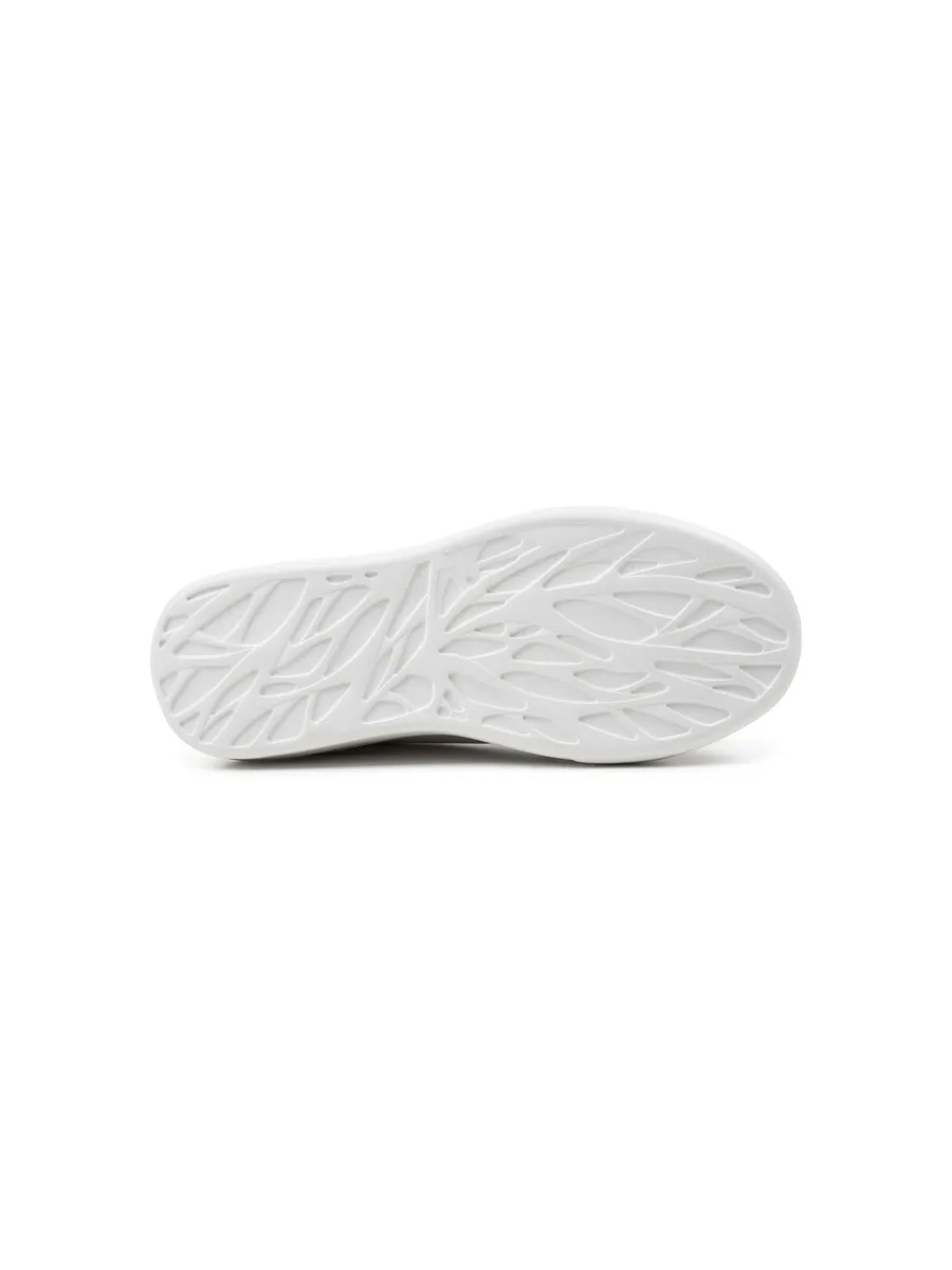 logo-print leather sneakers 10