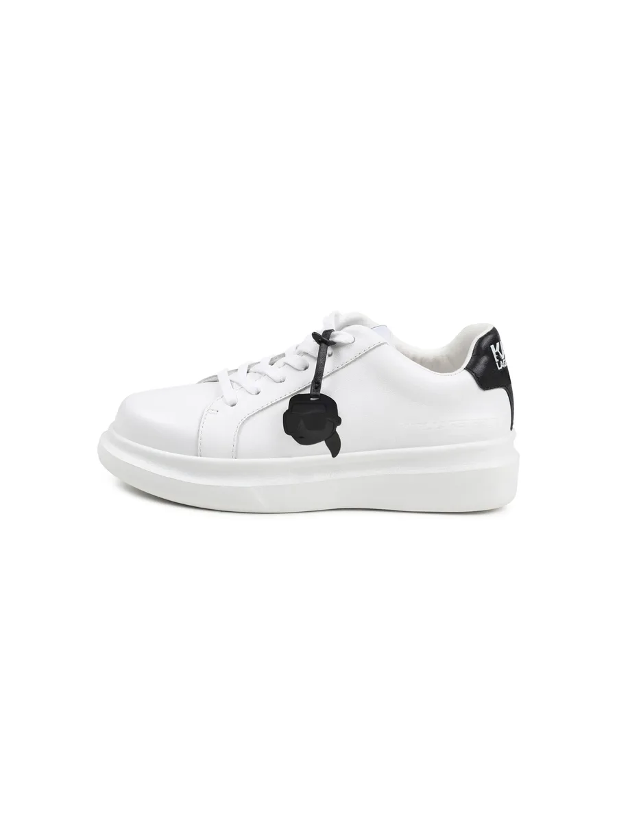 logo-print leather sneakers 12