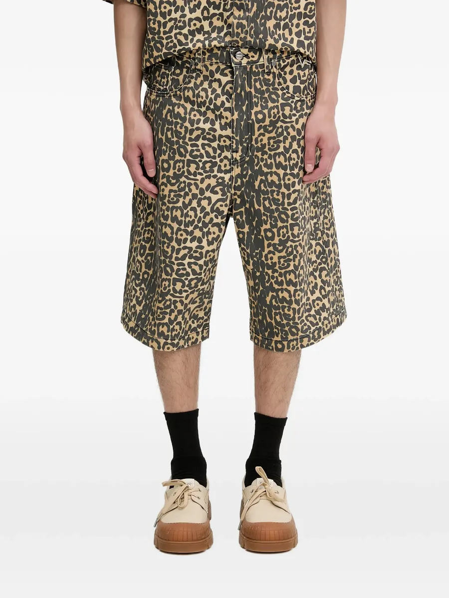 leopard-print shorts 2