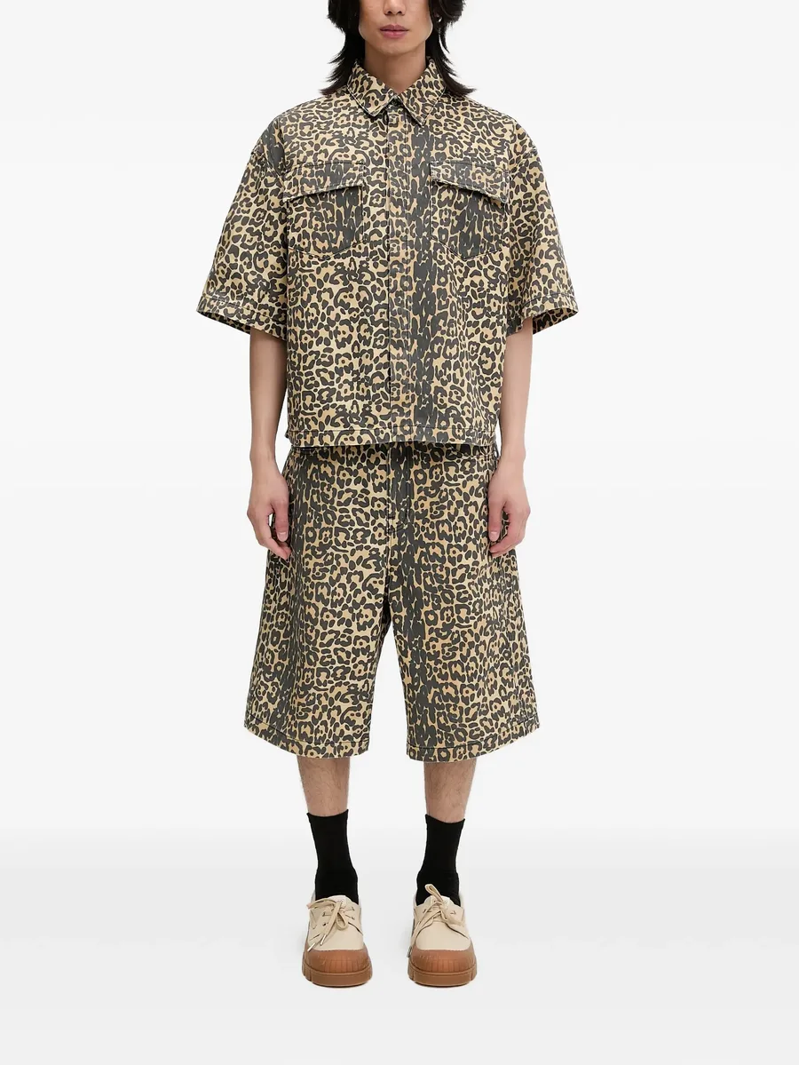 leopard-print shorts 3