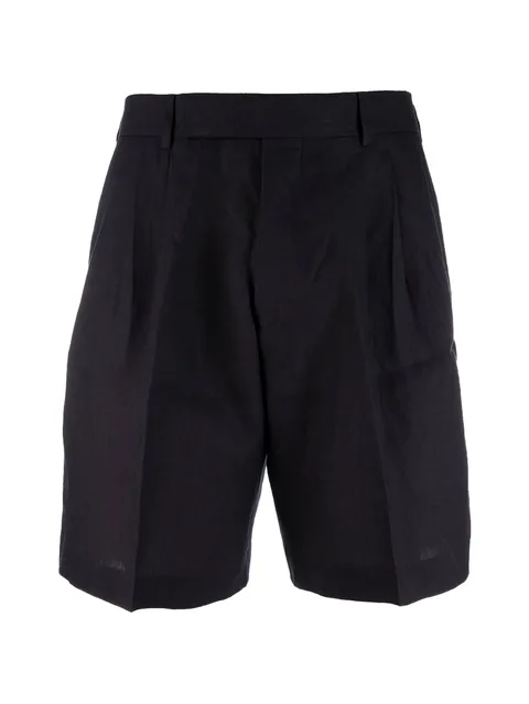 pleated shorts